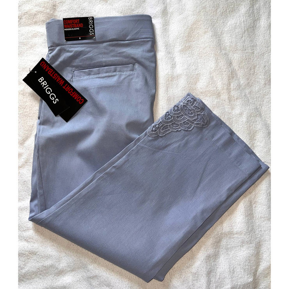 Briggs Pants - Briggs Business Work Pants with Lace Detail NWT- 8